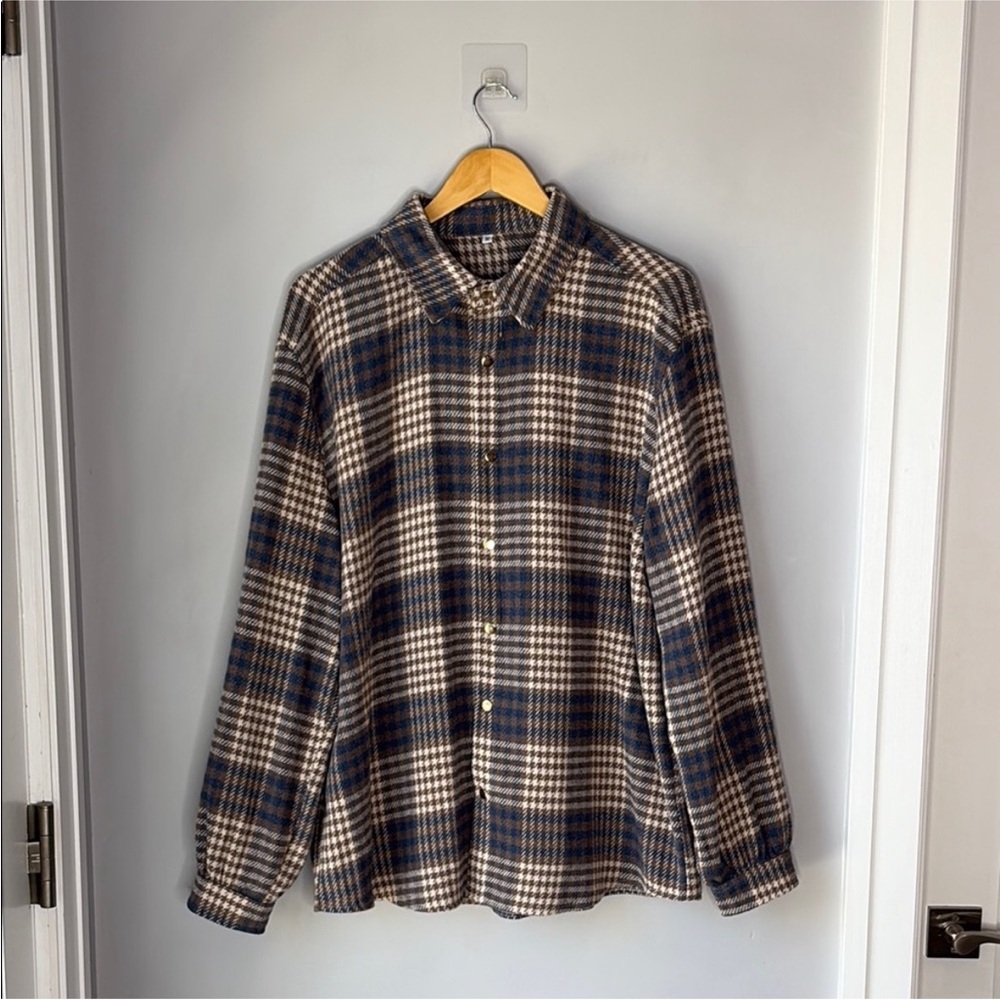 NWOT Shacket Flannel Plaid Medium